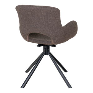 Amorim Spisebordsstol, drejefod, bouclé, mushroom, HN1274 – sæt af 2 - Billede 4