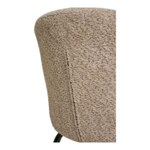 Safira Spisebordsstol, bouclé, beige, sorte ben, HN1266 – sæt af 2 - Billede 5