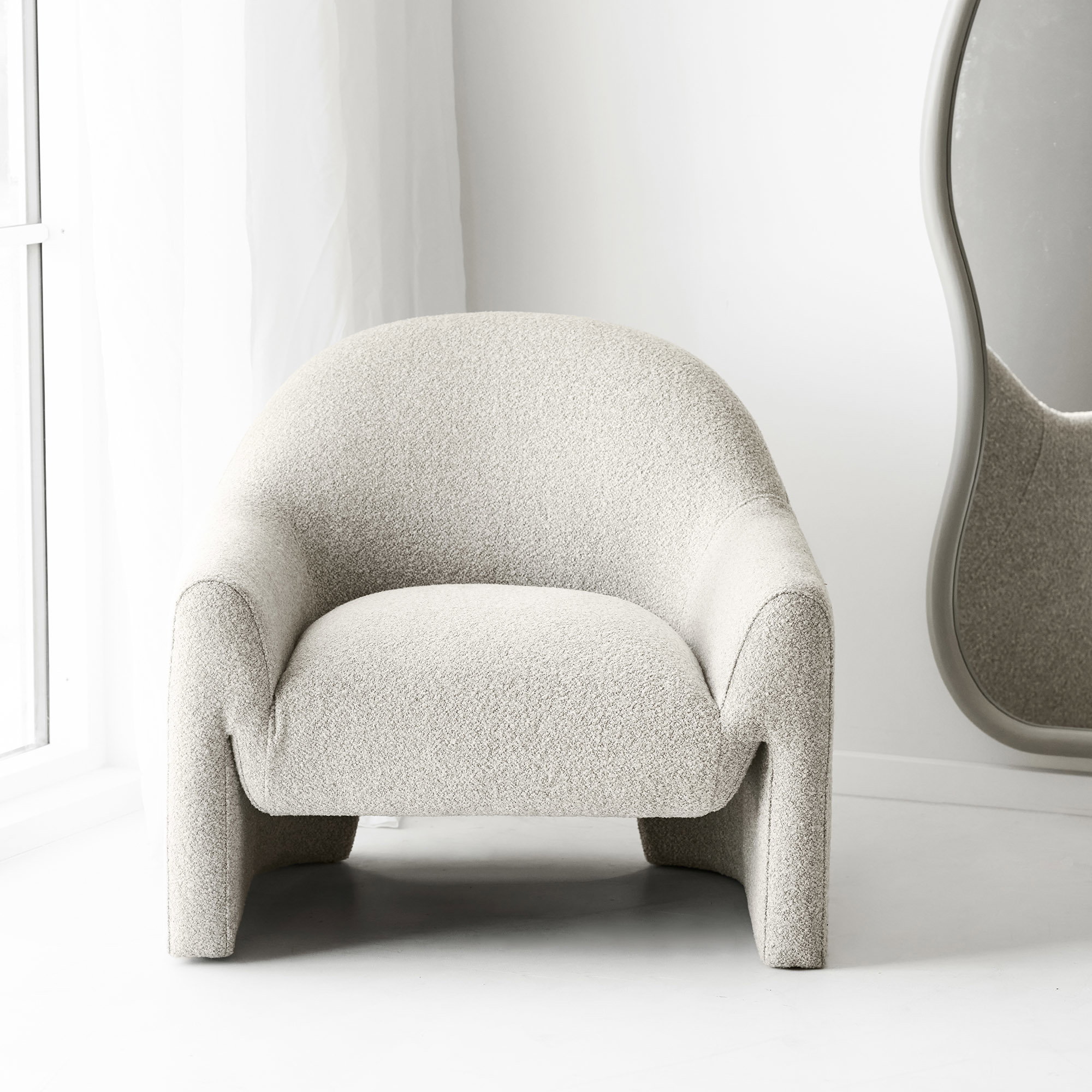 Zahara Loungestol, beige, HN1350 - Billede 10