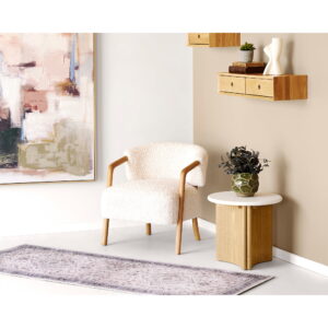 Dakar Loungestol, beige/mørk natur, HN1351 - Billede 8
