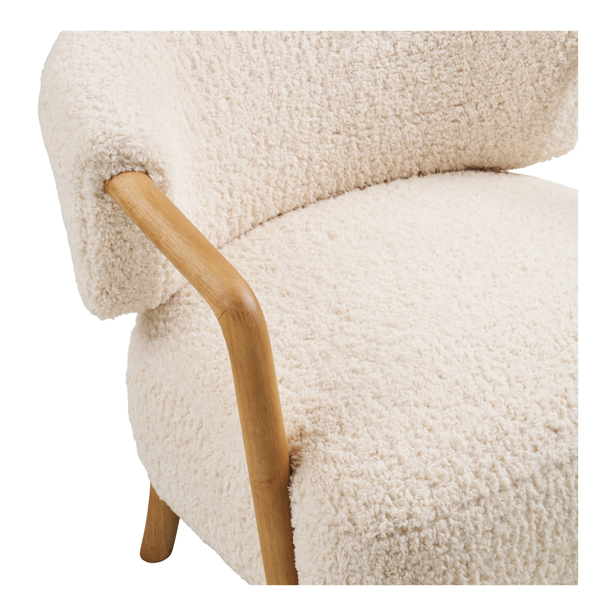 Dakar Loungestol, beige/mørk natur, HN1351 - Billede 5