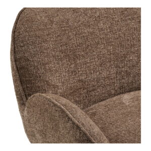 Zomba Loungestol, brun mix, krom ben, HN1345 - Billede 5