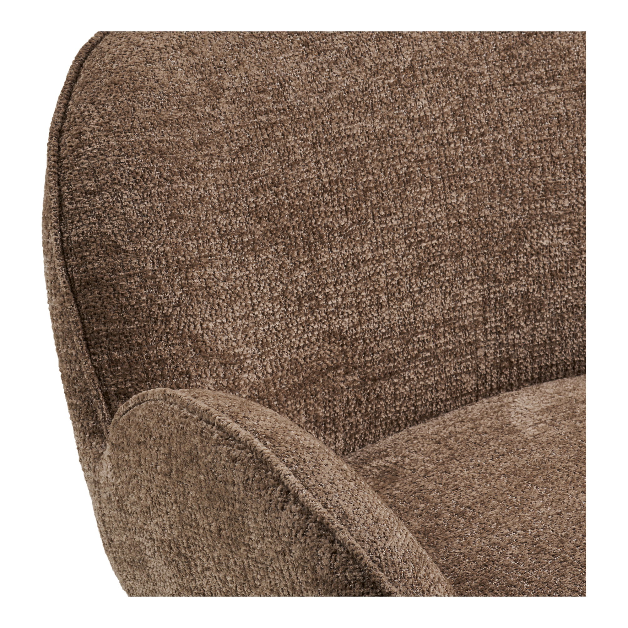 Zomba Loungestol, brun mix, krom ben, HN1345 - Billede 5