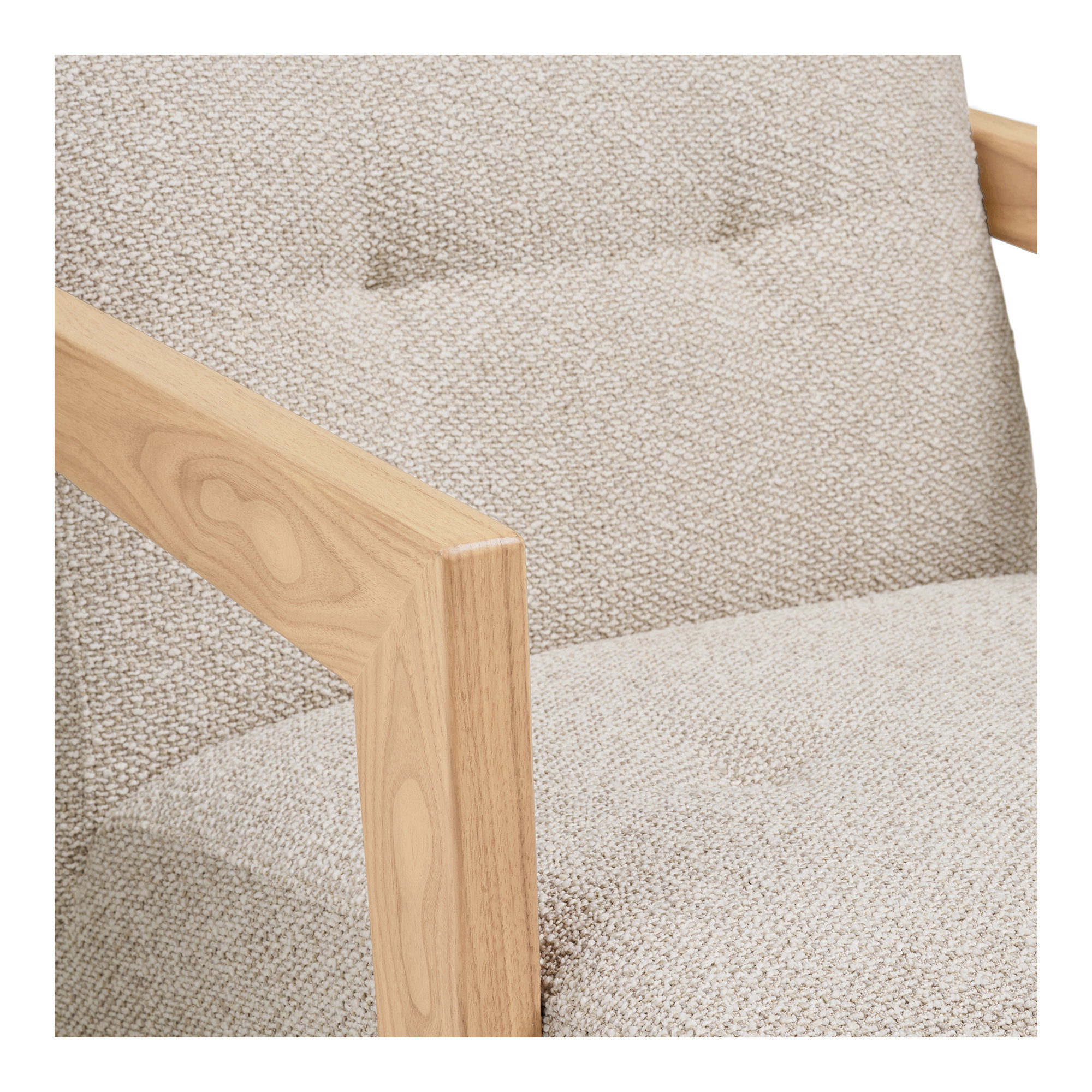 Caracas Loungestol med armlæn, beige, HN1321 - Billede 5