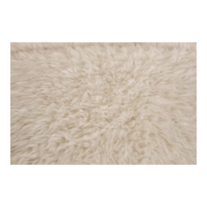 Setubal Loungestol, imiteret pels, off-white, HN1093 - Billede 6