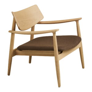 Olvera Loungestol, egetræ, natur/brun, HN1084 - Billede 3
