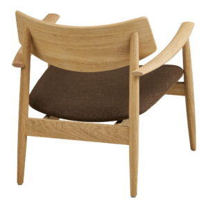 Olvera Loungestol, egetræ, natur/brun, HN1084 - Billede 4
