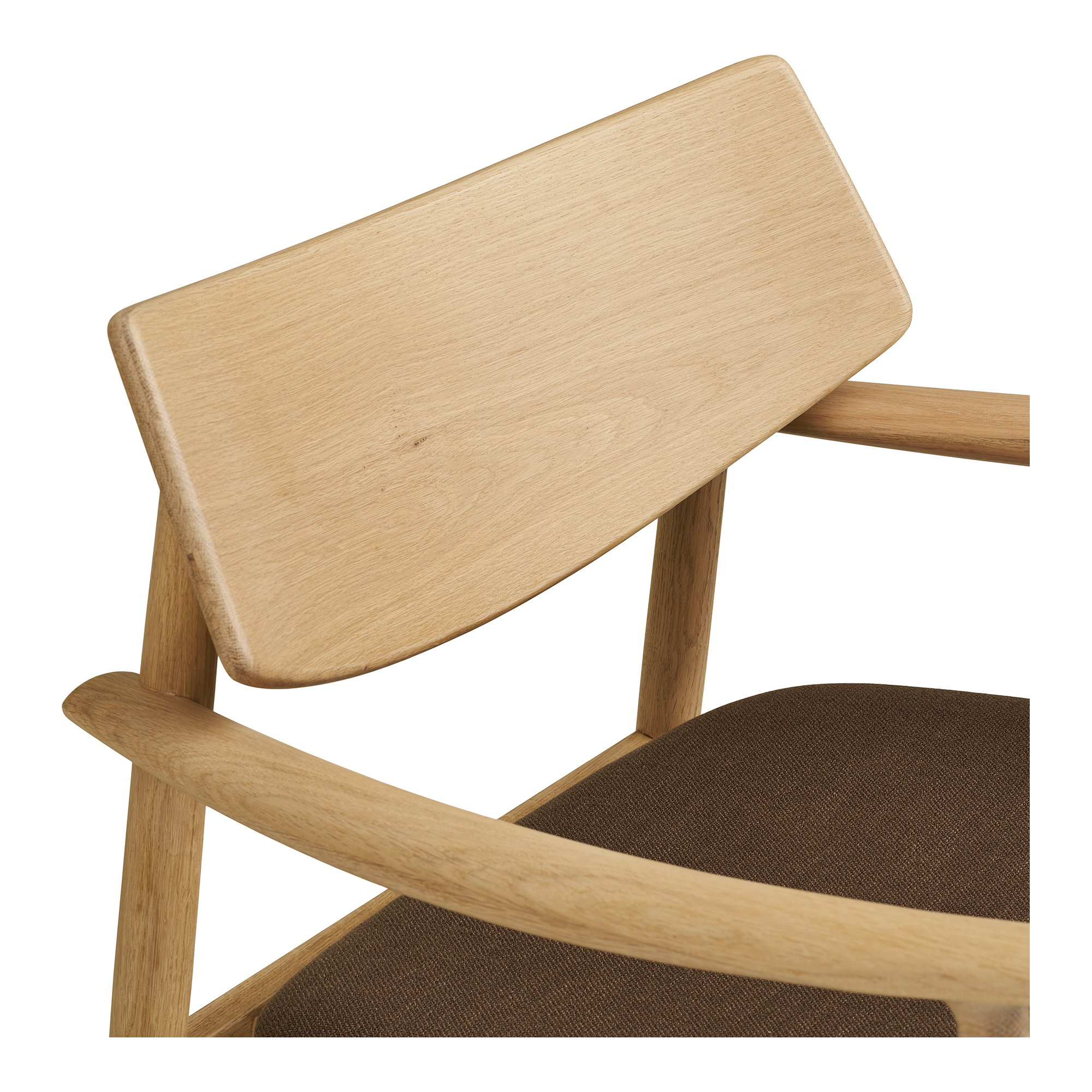 Olvera Loungestol, egetræ, natur/brun, HN1084 - Billede 5