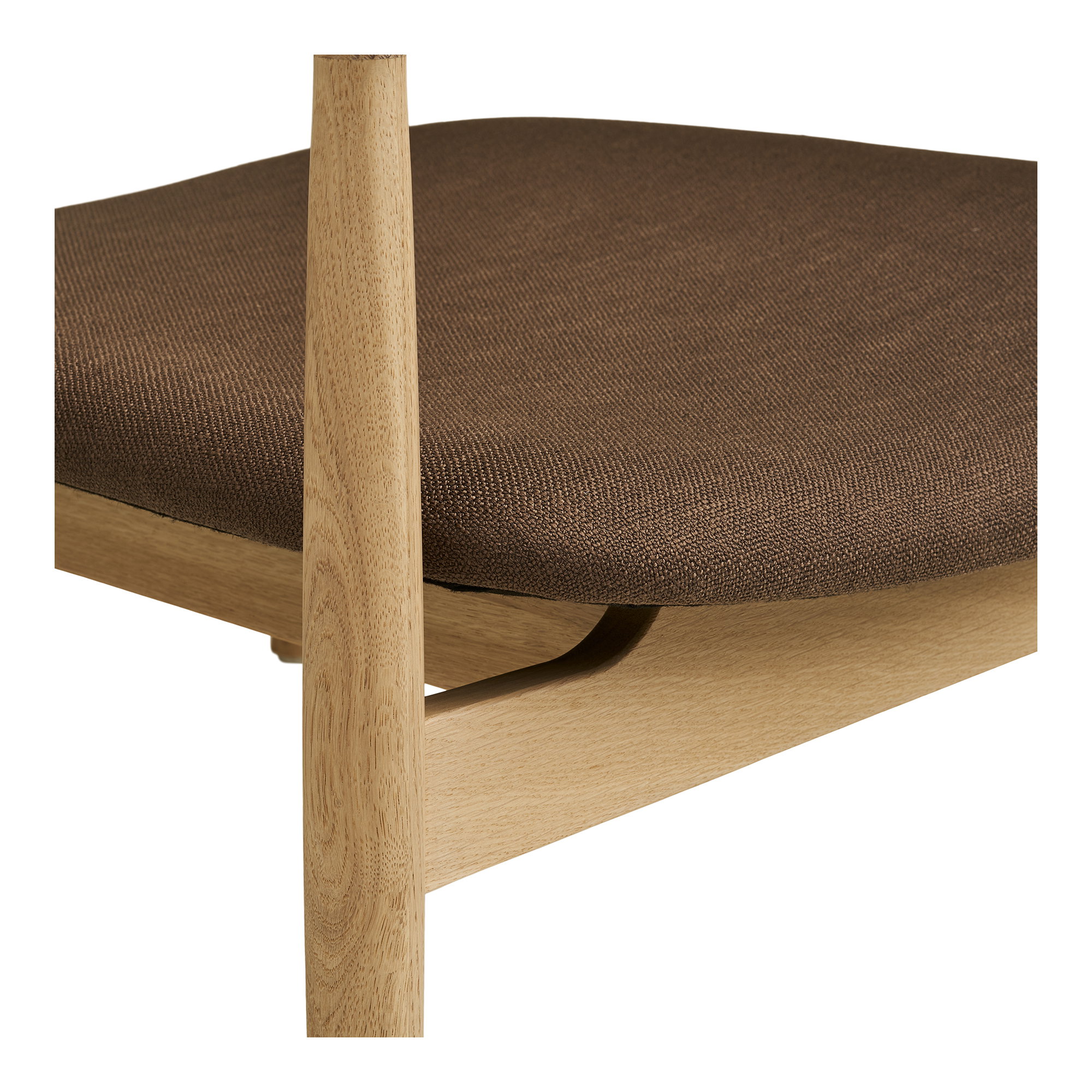 Olvera Loungestol, egetræ, natur/brun, HN1084 - Billede 6