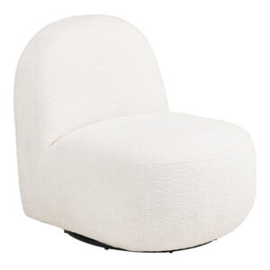Milo Loungestol med drejefunktion, off white, HN1081