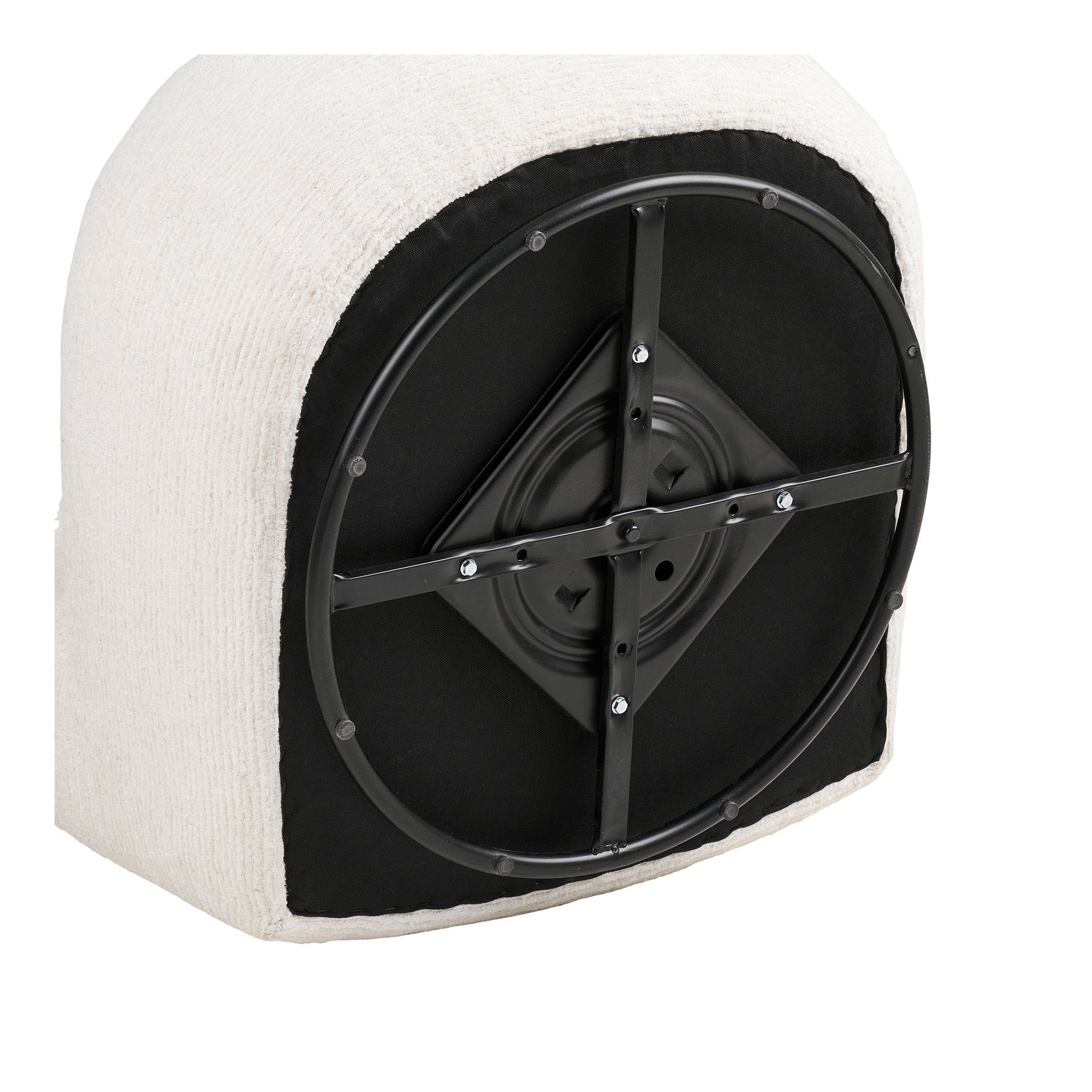 Milo Loungestol med drejefunktion, off white, HN1081 - Billede 7