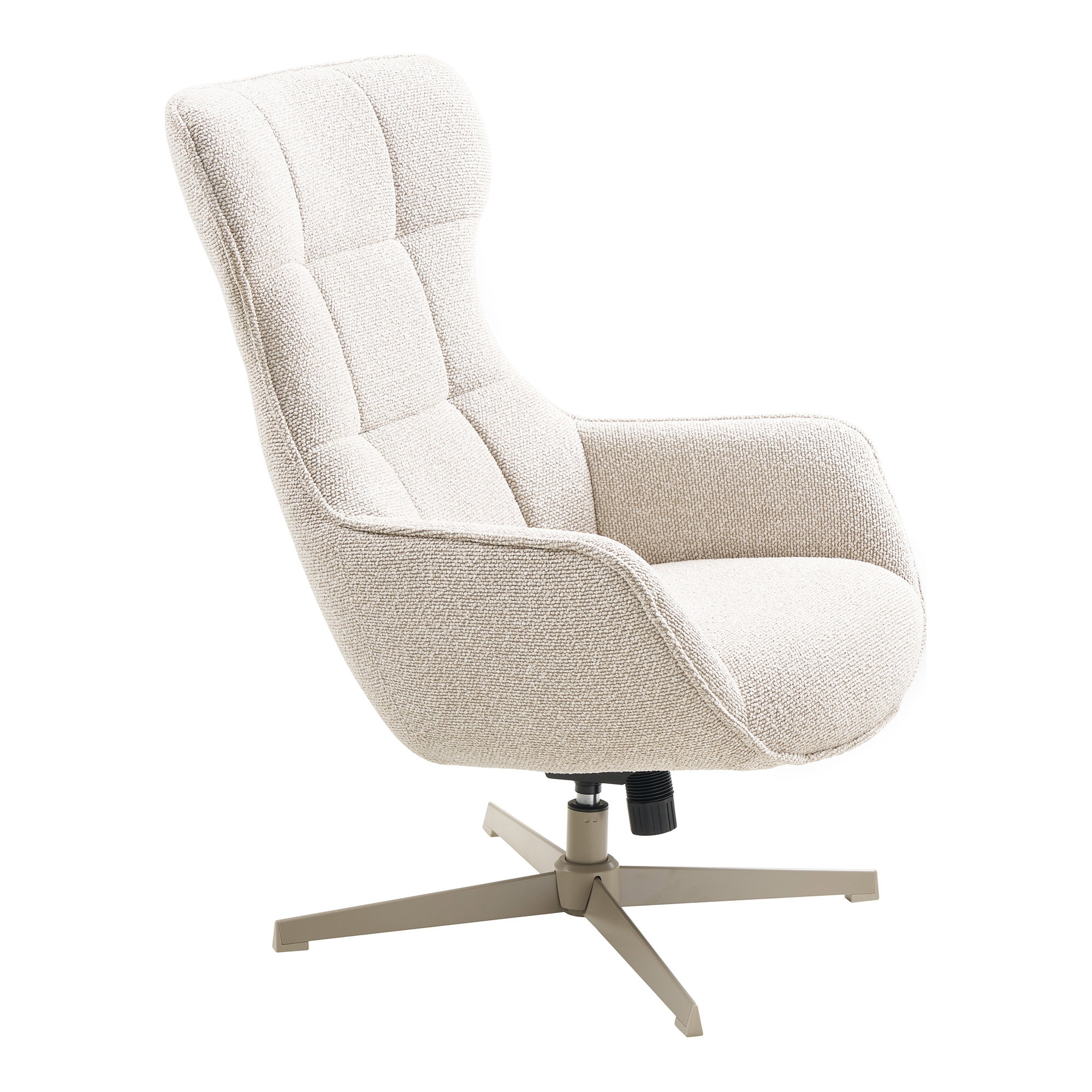 Turin Loungestol med drejefunktion, natur, HN1066 - Billede 3
