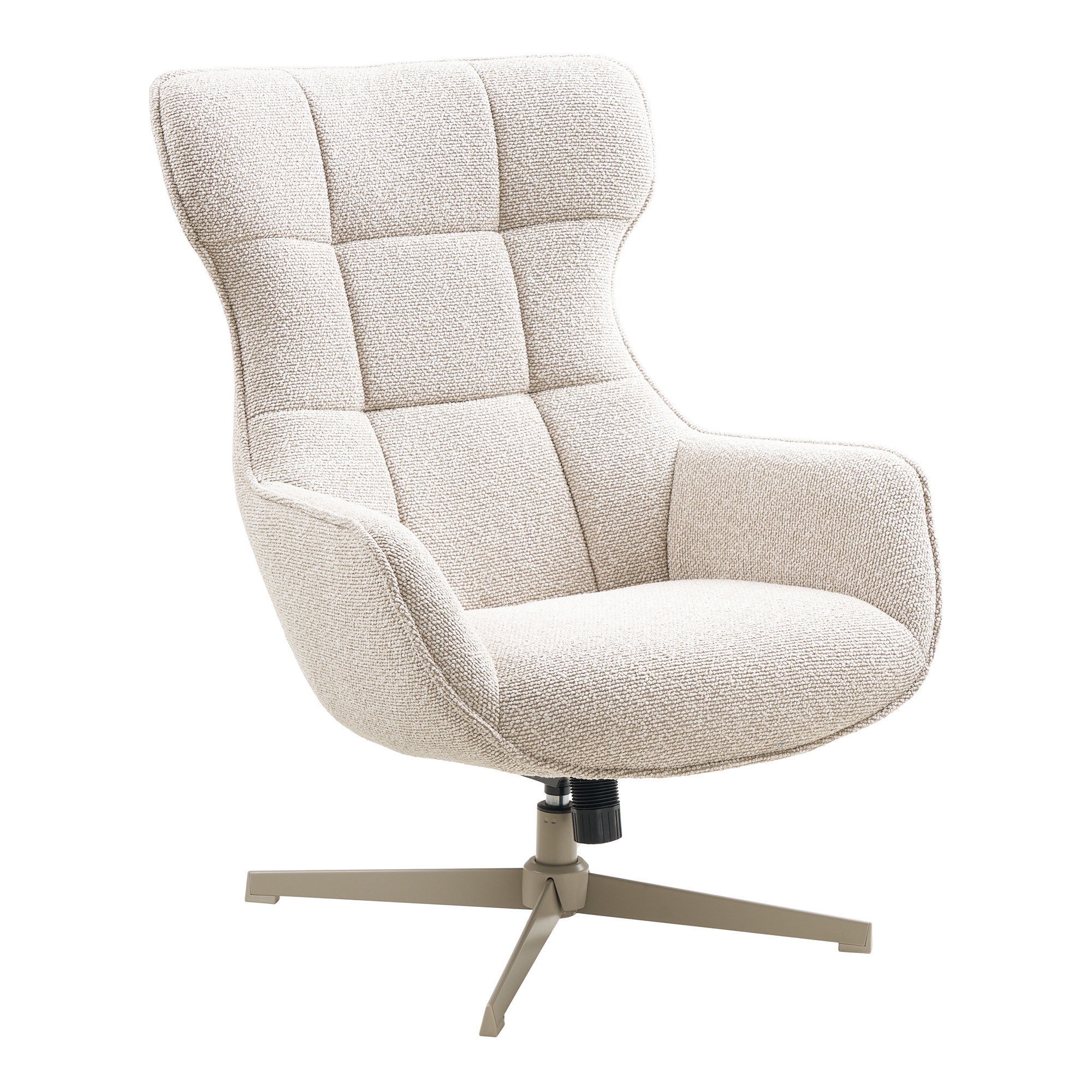Turin Loungestol med drejefunktion, natur, HN1066
