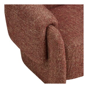 Hamilton Loungestol, bordeaux mix, HN1283 - Billede 6
