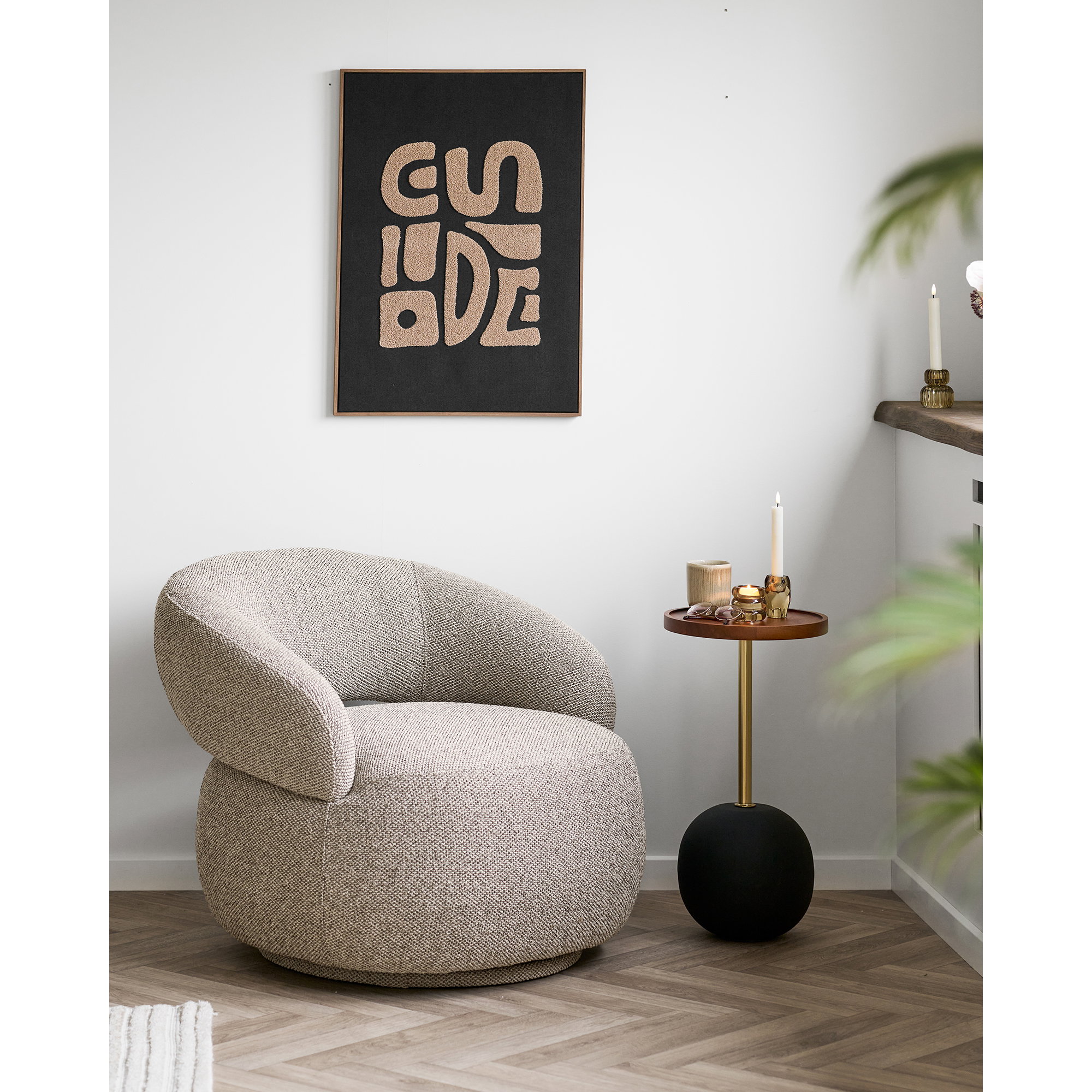 Sion Loungestol, sand, HN1289 - Billede 8