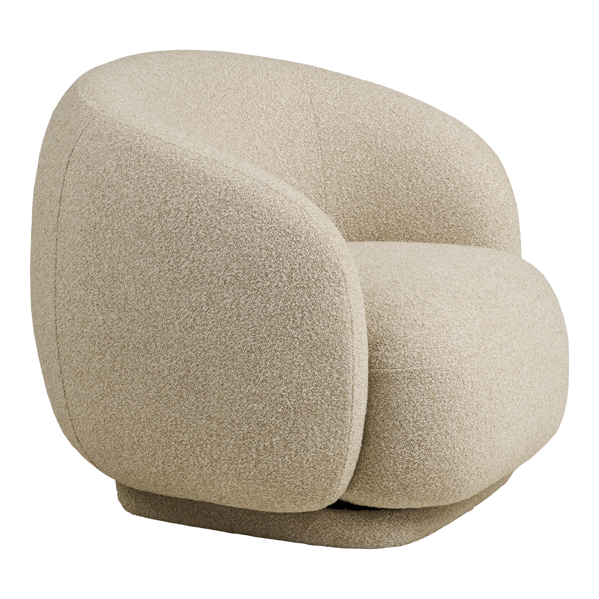 Hawkes Loungestol med drejefunktion, sand, HN1287 - Billede 3