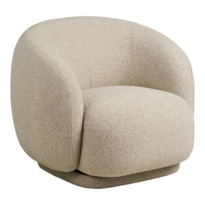 Hawkes Loungestol med drejefunktion, sand, HN1287