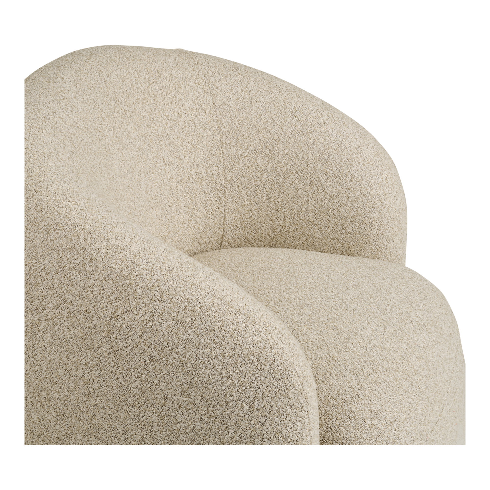 Hawkes Loungestol med drejefunktion, sand, HN1287 - Billede 6