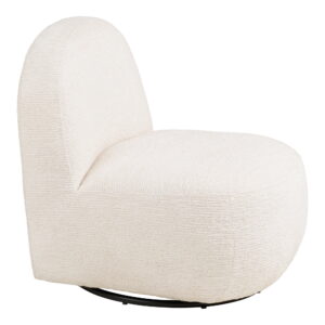 Alternative view of Milo sæt med loungestol og puf, off-white, HN1081