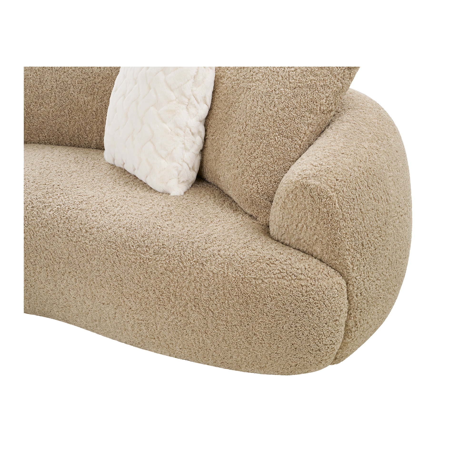 Dali sofa med 4 puder, lysebrun, HN1265 - Billede 3