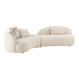 Alternative view of Amol Sofa med 3 puder, sand, HN1427