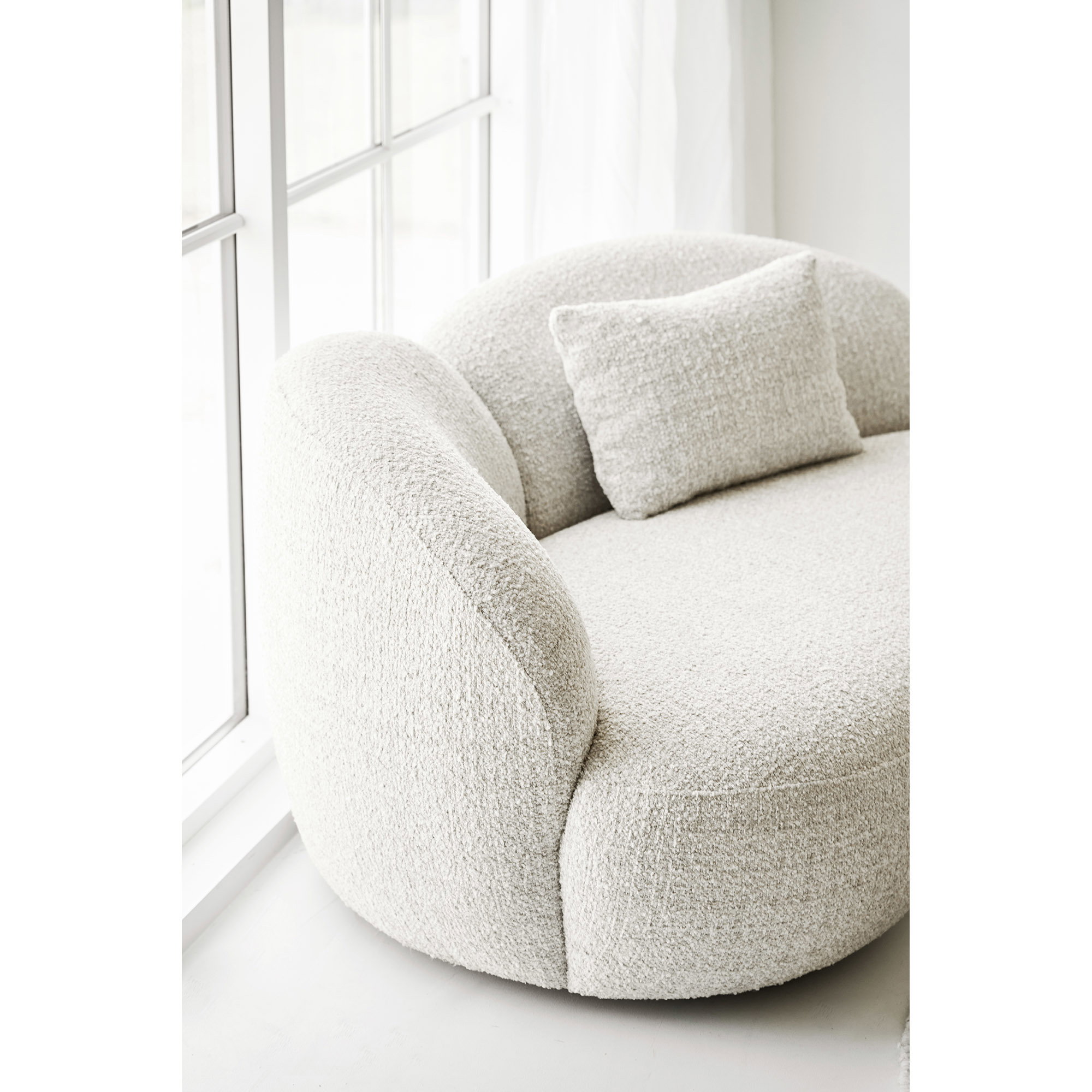 Amol Sofa med 3 puder, sand, HN1427 - Billede 7