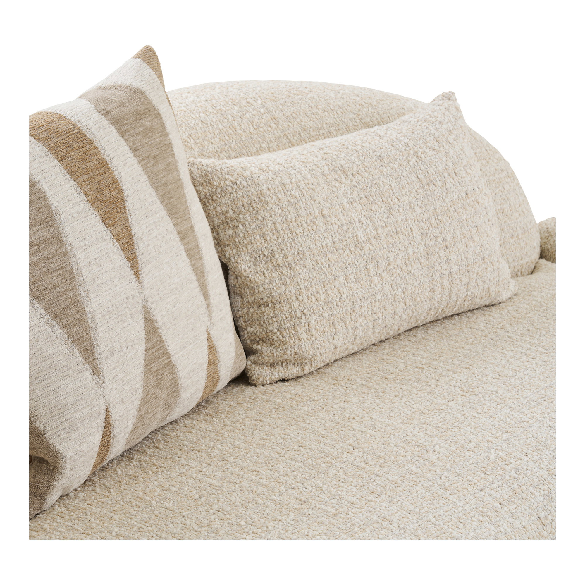 Amol Sofa med 3 puder, sand, HN1427 - Billede 4
