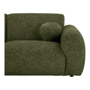 Clyde Loungesofa med to puder, venstrevendt, olivengrøn, HN1425 - Billede 3