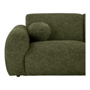 Clyde Loungesofa med to puder, højrevendt, olivengrøn, HN1425 - Billede 3