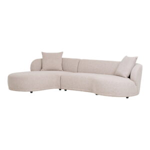 Alternative view of Kingston Loungesofa med 2 puder, venstrevendt, natur, HN1295