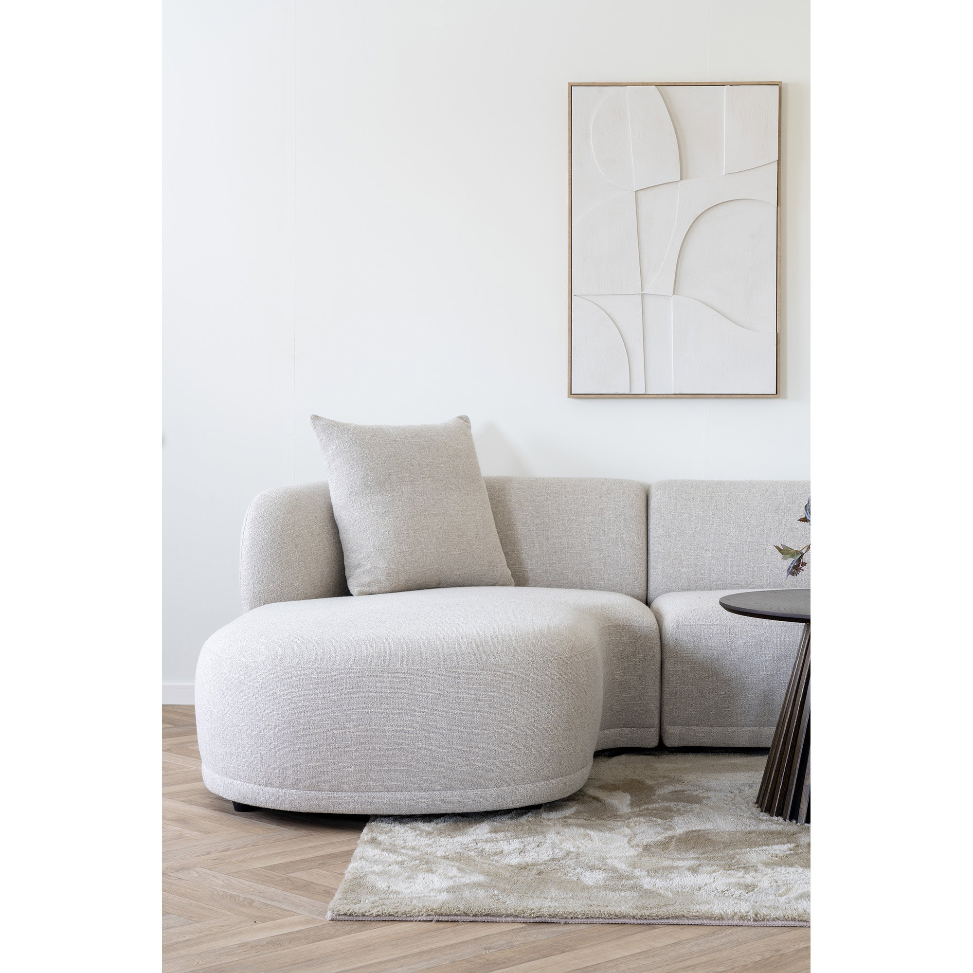 Kingston Loungesofa med 2 puder, venstrevendt, natur, HN1295 - Billede 7