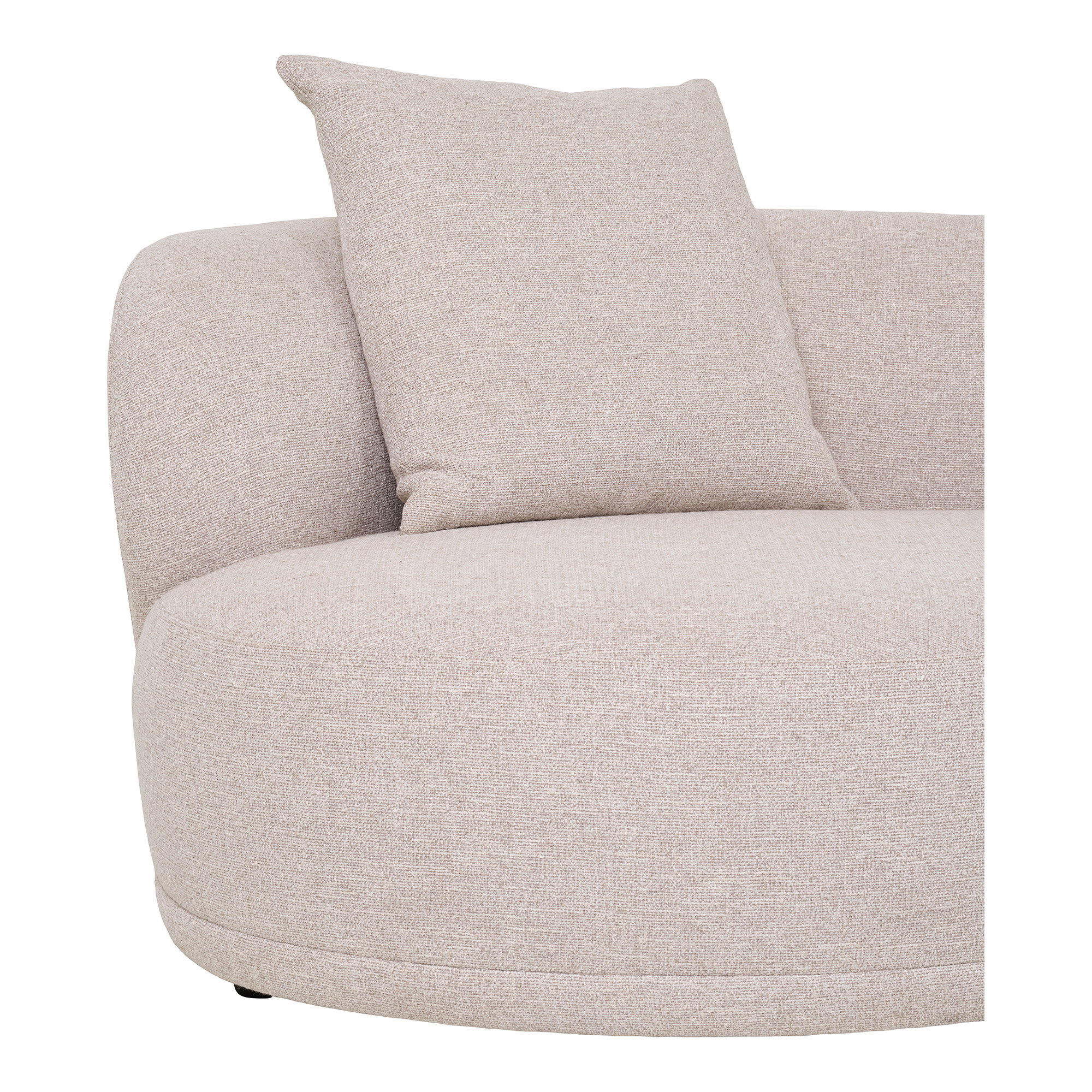 Kingston Loungesofa med 2 puder, højrevendt, natur, HN1295 - Billede 4