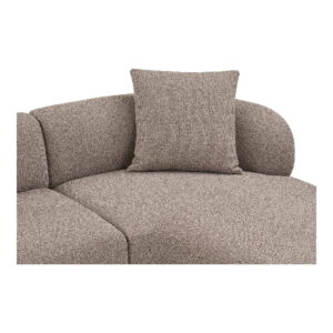Kingston Loungesofa med 2 puder, højrevendt, brun, HN1299 - Billede 3