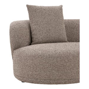 Kingston Loungesofa med 2 puder, højrevendt, brun, HN1299 - Billede 4
