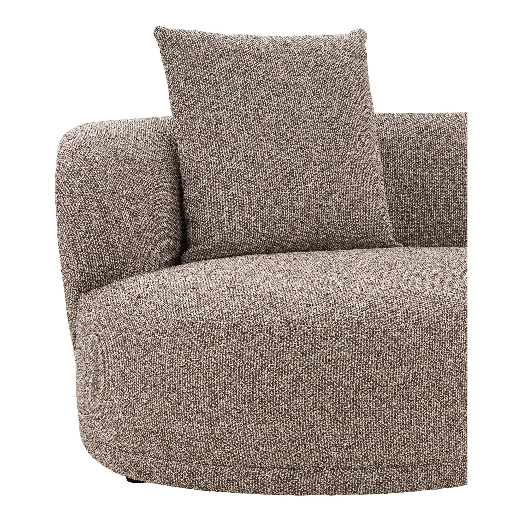 Kingston Loungesofa med 2 puder, højrevendt, brun, HN1299 - Billede 4