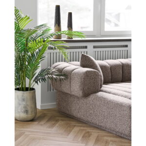 Aurora Loungesofa med 3 puder, venstrevendt, brun, HN1296 - Billede 8