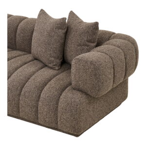 Aurora Loungesofa med 3 puder, venstrevendt, brun, HN1296 - Billede 3