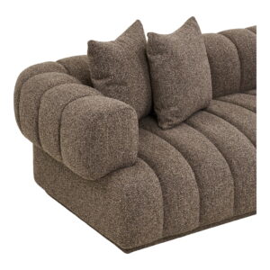 Aurora Loungesofa med 3 puder, højrevendt, brun, HN1296 - Billede 3