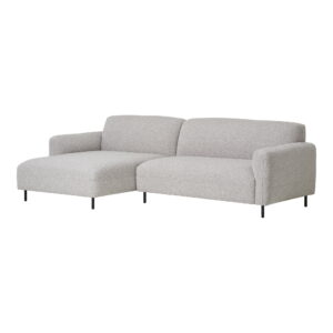 Alternative view of Salvador Loungesofa, venstrevendt, bouclé, lysegrå, HN1253