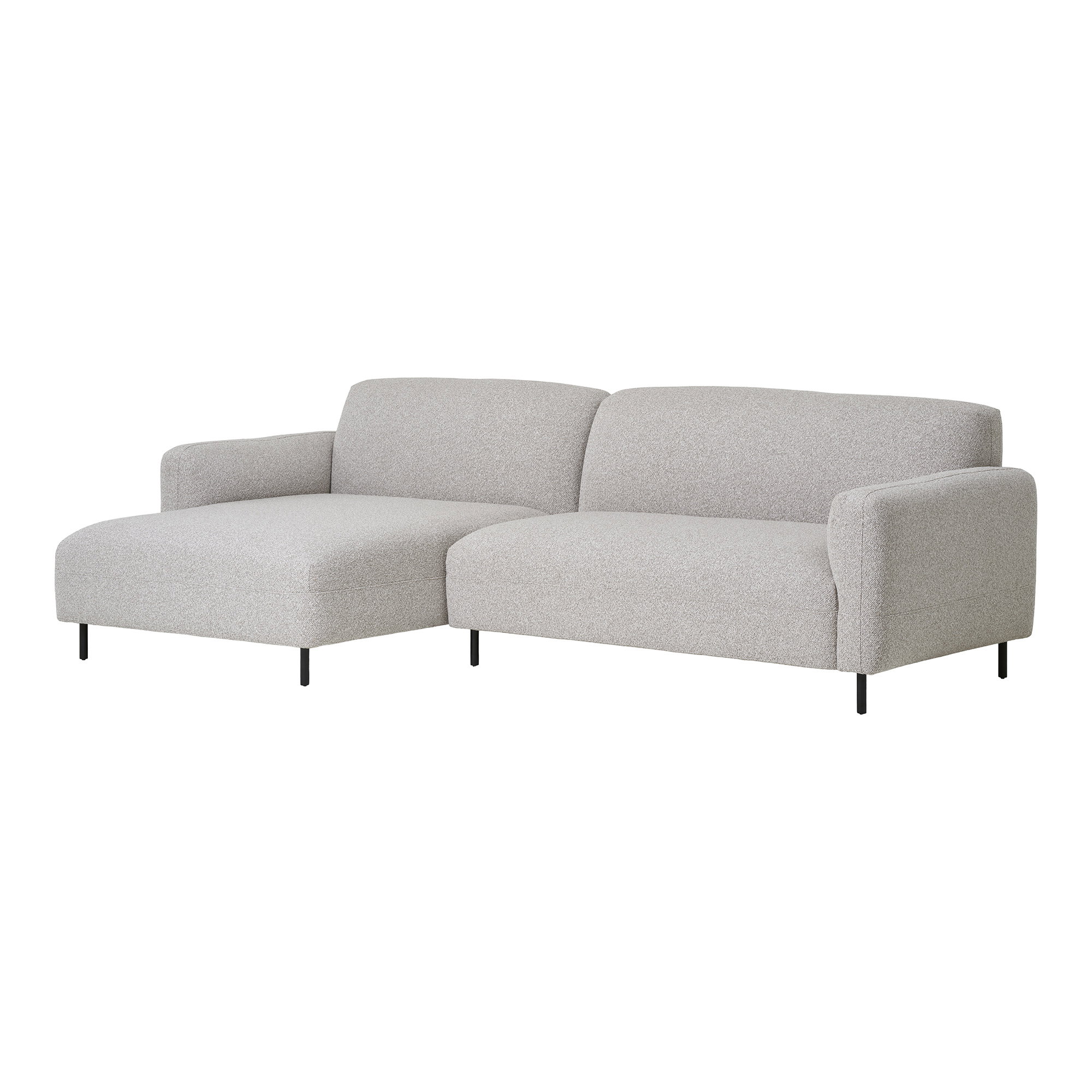 Salvador Loungesofa, venstrevendt, bouclé, lysegrå, HN1253 - Billede 2