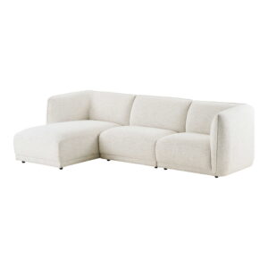 Alternative view of Noor Loungesofa med 2 puder, venstrevendt, off-white, HN1401