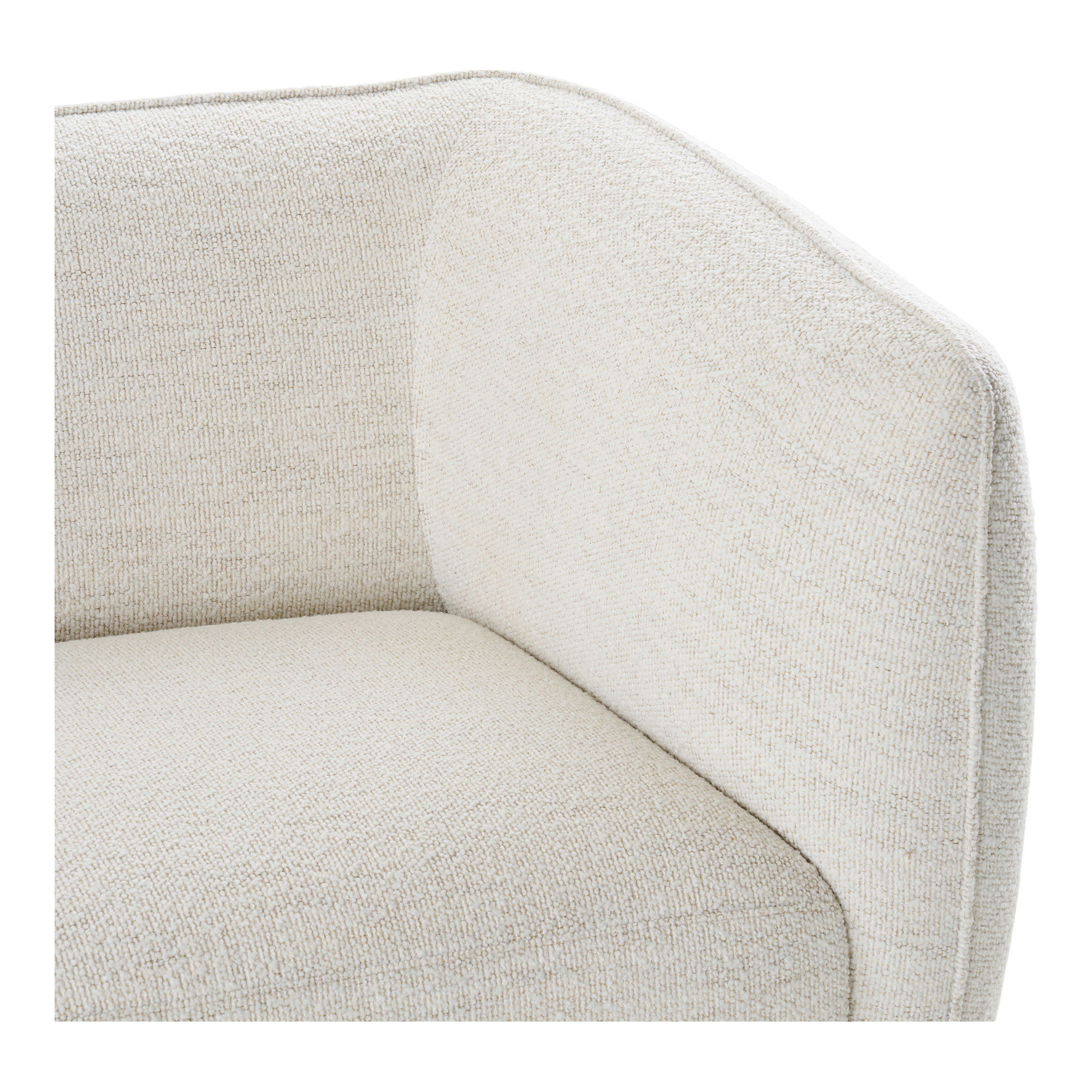Noor Loungesofa med 2 puder, venstrevendt, off-white, HN1401 - Billede 4