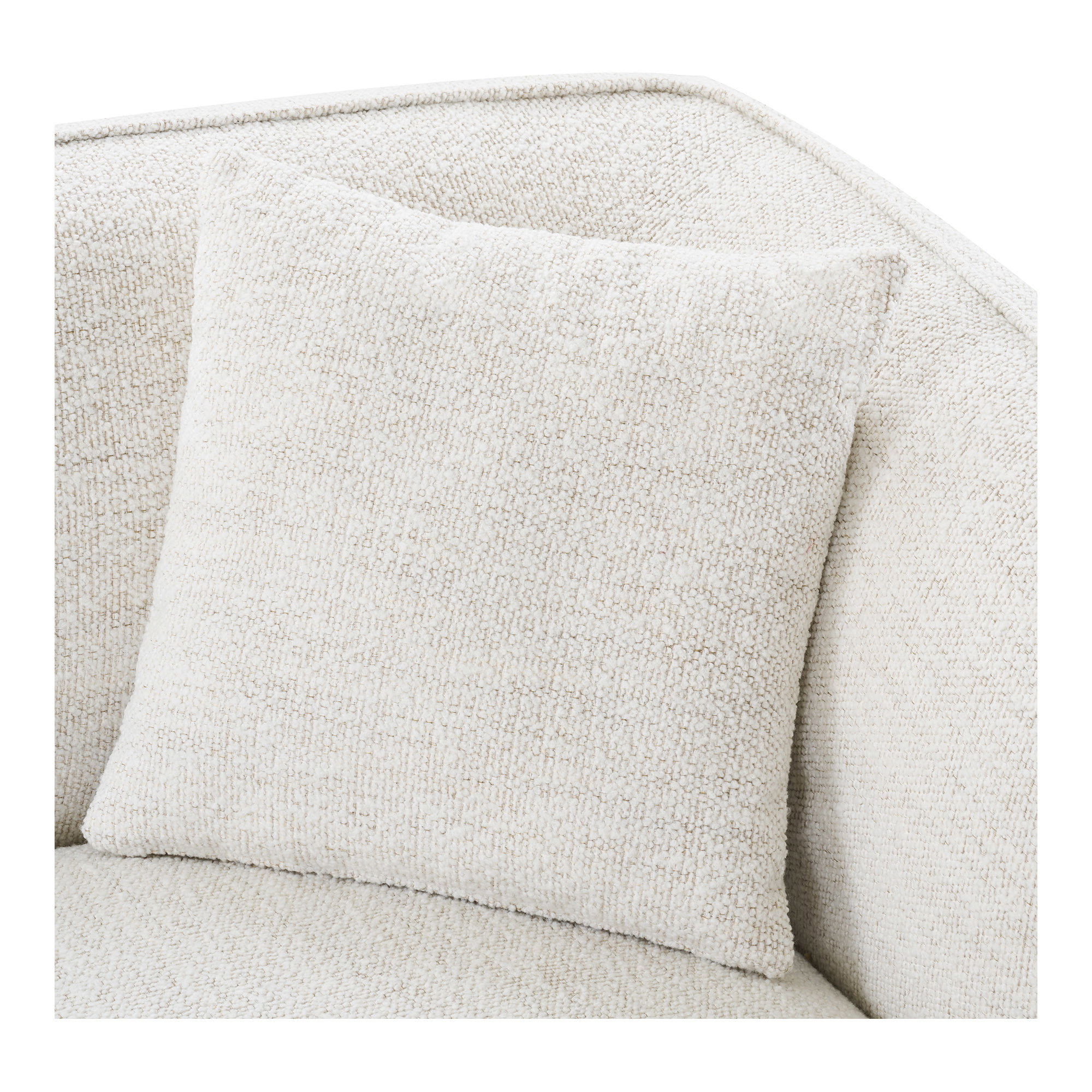 Noor Loungesofa med 2 puder, venstrevendt, off-white, HN1401 - Billede 6