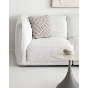 Noor Loungesofa med 2 puder, højrevendt, off-white, HN1401 - Billede 9