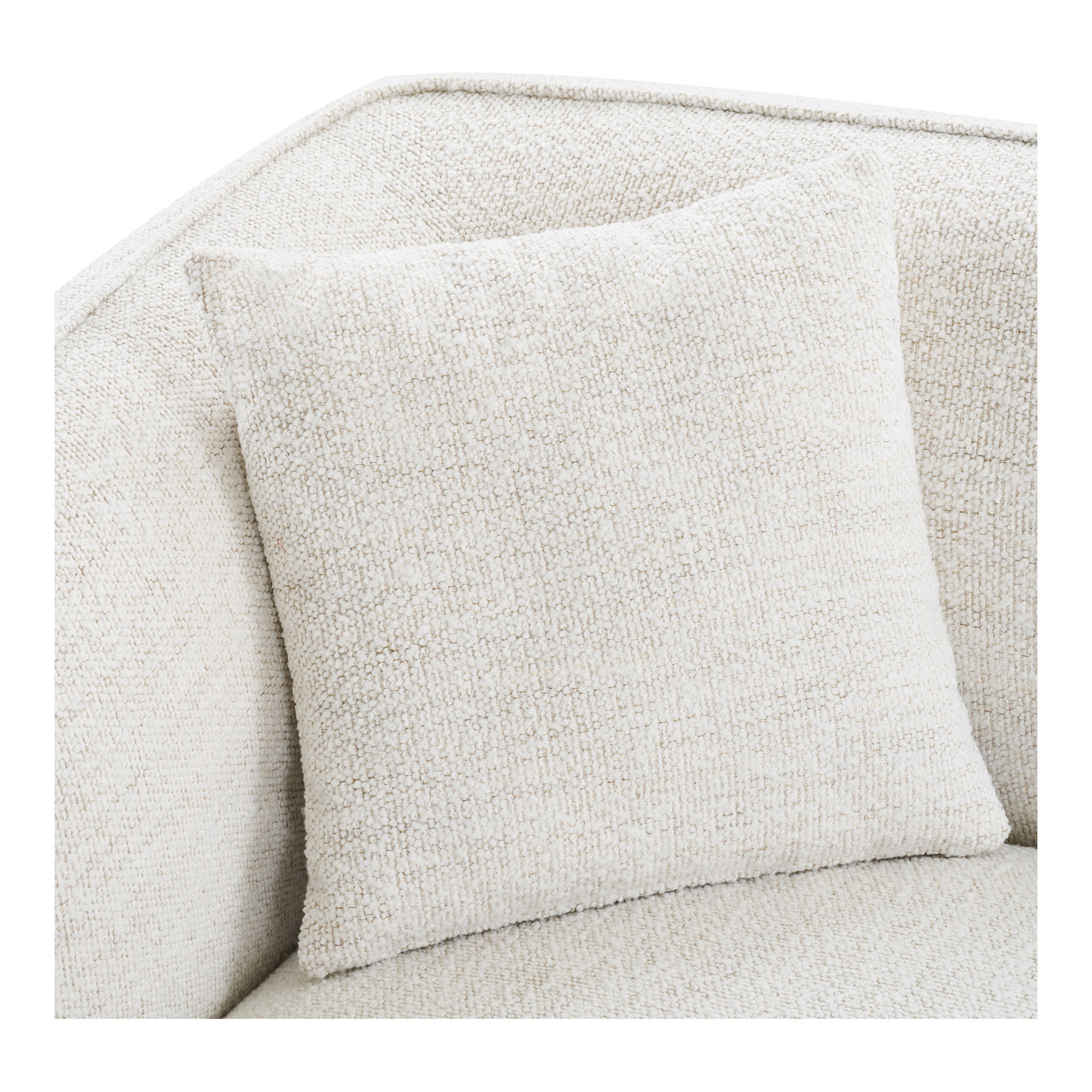 Noor Loungesofa med 2 puder, højrevendt, off-white, HN1401 - Billede 6