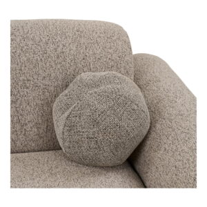 Clyde Loungesofa med to puder, venstrevendt, sten grå, HN1405 - Billede 4