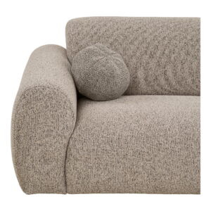 Clyde Loungesofa med to puder, højrevendt, sten grå, HN1405 - Billede 3