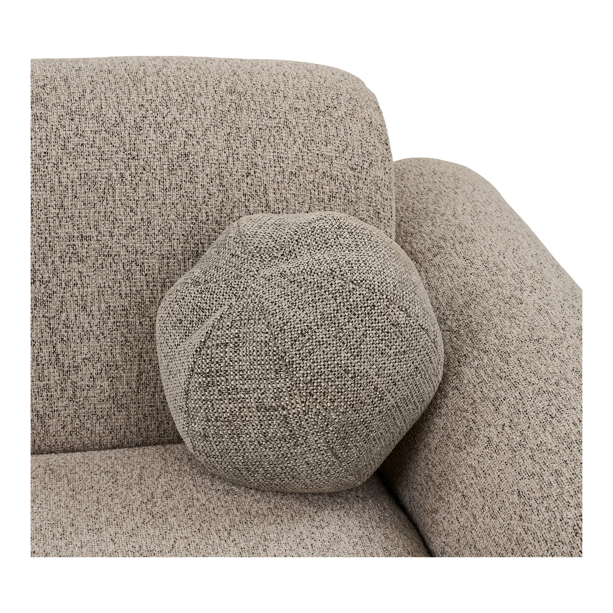Clyde Loungesofa med to puder, højrevendt, sten grå, HN1405 - Billede 4