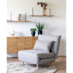 Marlow Sovesofa, grå, natur ben, HN1070 - Billede 9