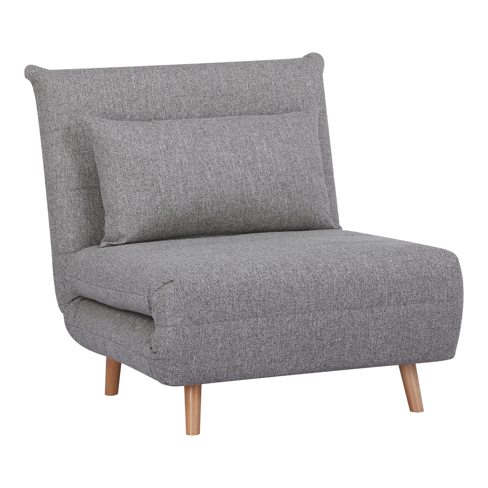 Marlow Sovesofa, grå, natur ben, HN1070 - Billede 2